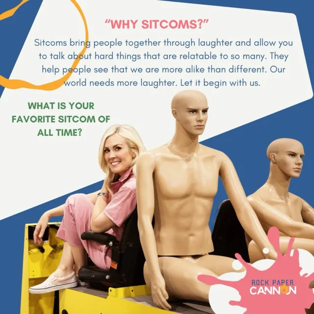 In a time where we seem so culturally divided with depression and anxiety at an all time high - sitcoms bring people together in a way that can provide a significant social impact. That is our mission.

What are some of your favorite sitcoms of all time?? 

#oklahomasitcoms #oklahoma #liveaudiencesitcoms #rachelcannon #rockpapercannon #sitcoms